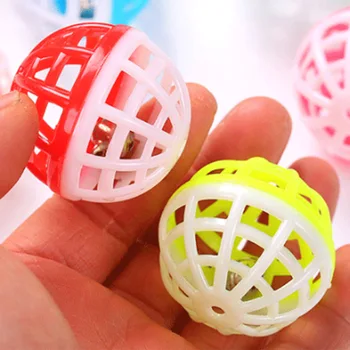 Hot 1PC Plastic Cat Kitten Pet Play Balls Jingle Bell Pounce Chase Rattle Toy GiftCS 
Hot 1PC Plastic Cat Kitten Pet Play Balls Jingle Bell Pounce Chase Rattle Toy GiftCS