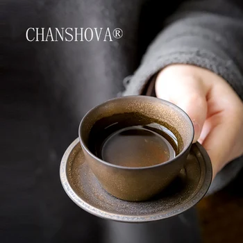 CHANSHOVA 40ml Chinese style Imitation rust Ceramic coffeecup saucer set teacup set Drinking Utensils China pottery H423
CHANSHOVA 40ml Chinese style Imitation rust Ceramic coffeecup saucer set teacup set Drinking Utensils China pottery H423