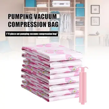 11Pcs/Set Hand Pump Compressed Organizer Bag Vacuum Storage Bag Practical Home Clothing Waterproof Convenient Travel
11Pcs/Set Hand Pump Compressed Organizer Bag Vacuum Storage Bag Practical Home Clothing Waterproof Convenient Travel