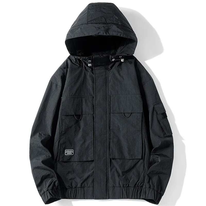 Spring and Autumn New Men's Jackets Loose Hooded Work Clothes Men's Korean Style Trendy Men's Jackets Korean Style Men Clothes
Spring and Autumn New Men's Jackets Loose Hooded Work Clothes Men's Korean Style Trendy Men's Jackets Korean Style Men Clothes