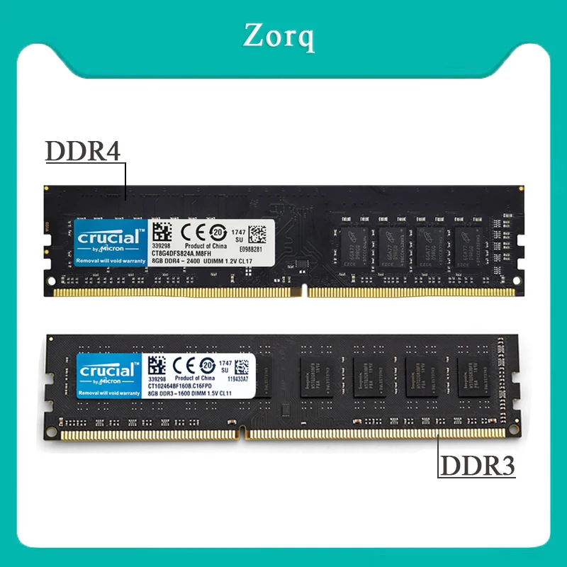 Фото DDR3 DDR4 4 Гб 16 оперативная память для настольного компьютера PC3-12800 1333 1600 PC4 2400 2666 UDIMM 2