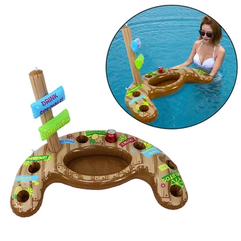 Floating Inflatable Ice Bar Watertop Portable Water Play Beach Swimming Pool Food Storage Beer Drinking Cooling PVC Cup Holder
Floating Inflatable Ice Bar Watertop Portable Water Play Beach Swimming Pool Food Storage Beer Drinking Cooling PVC Cup Holder