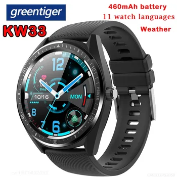 Greentiger KW33 Smart Watch Men IP68 Waterproof long standby Fitness Tracker Heart Rate Monitor Blood Pressure Sport Smartwatch
Greentiger KW33 Smart Watch Men IP68 Waterproof long standby Fitness Tracker Heart Rate Monitor Blood Pressure Sport Smartwatch