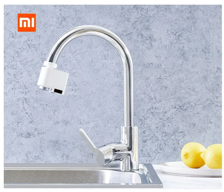 Xiaomi Smart Sensor Faucet Infrared Sensor Automatic Water Saver Tap Anti-overflow Kitchen Bathroom Inductive Faucet
Xiaomi Smart Sensor Faucet Infrared Sensor Automatic Water Saver Tap Anti-overflow Kitchen Bathroom Inductive Faucet