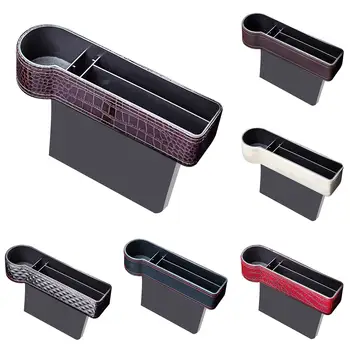 Car Driver Seat Gap Storage Box Phone data cable Sundries Container ABS Faux Leather Front Seat Filler Vehicle Interior Decor
Car Driver Seat Gap Storage Box Phone data cable Sundries Container ABS Faux Leather Front Seat Filler Vehicle Interior Decor