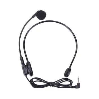 

Head-mounted Speaking Microphone Cable Head-mounted Headset Microphone Flexible 1m Wired Boom Amplifie mic Cmputer broadcast