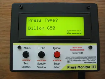 Press Monitor III for Dillon 550 650 Hornady Counter Statistics (Black, Auto)
Press Monitor III for Dillon 550 650 Hornady Counter Statistics (Black, Auto)