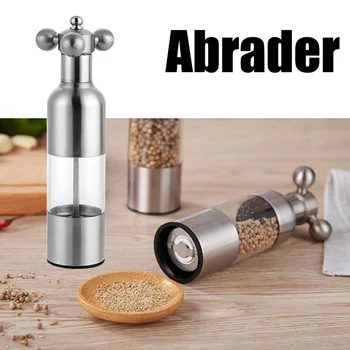 Faucet Valve Shape Manual Pepper Mill Stainless Steel Salt Grinder Kitchen Tool D6
Faucet Valve Shape Manual Pepper Mill Stainless Steel Salt Grinder Kitchen Tool D6