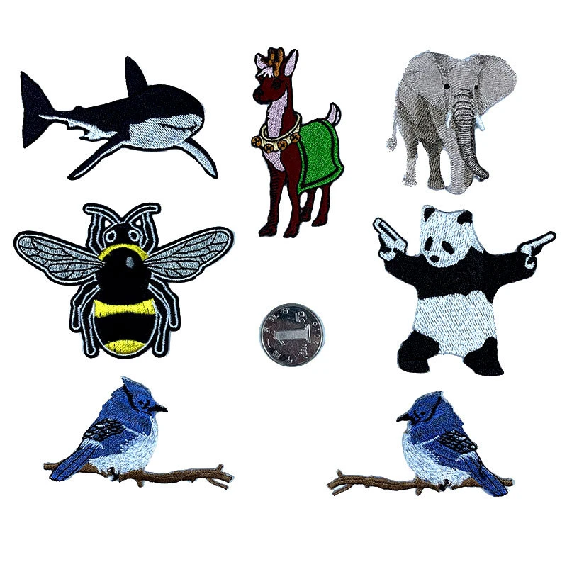 Fish Elephant Bee Cartoon Animal Embroidered Patches For Clothing DIY Stripes Applique Clothes Stickers Iron On Patches Badges
Fish Elephant Bee Cartoon Animal Embroidered Patches For Clothing DIY Stripes Applique Clothes Stickers Iron On Patches Badges