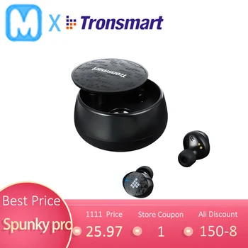 Tronsmart Spunky Pro bluetooth Earphones with Voice Assistant True Wireless Bluetooth 5.0 Headphones Earbuds Deep Bass
Tronsmart Spunky Pro bluetooth Earphones with Voice Assistant True Wireless Bluetooth 5.0 Headphones Earbuds Deep Bass