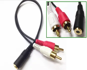 Alloy head audio cable 3.5mm one minute two turn dual AV lotus cable computer speaker cable audio cable 1m
Alloy head audio cable 3.5mm one minute two turn dual AV lotus cable computer speaker cable audio cable 1m