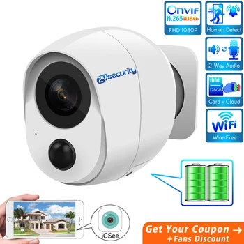 HD 1080P Wifi Battery IP Camera Cloud PIR Human Detect SD Card Audio Alarm Wireless Home Security CCTV Surveillance Camera iCSee
HD 1080P Wifi Battery IP Camera Cloud PIR Human Detect SD Card Audio Alarm Wireless Home Security CCTV Surveillance Camera iCSee