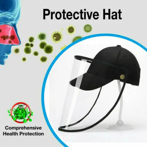 Anti-Infection Spray-proof Adult Multifunction Protective Cap Clear Face Shied Hats Fisherman Adjustable Cap Flip Up Visor Caps
Anti-Infection Spray-proof Adult Multifunction Protective Cap Clear Face Shied Hats Fisherman Adjustable Cap Flip Up Visor Caps
