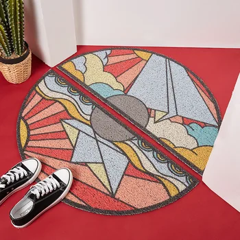 Half Round Entrance Door Mat Durable Heavy Duty Front Outdoor Rug Non-Slip Welcome Doormat for Entry Patio Low-Profile Area Rugs
Half Round Entrance Door Mat Durable Heavy Duty Front Outdoor Rug Non-Slip Welcome Doormat for Entry Patio Low-Profile Area Rugs