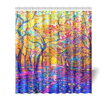 Landscape Autumn Forest Tree of Life Painting House Decor Shower Curtain for Bathroom, Decorative Fabric Bath Curtain Set with
Landscape Autumn Forest Tree of Life Painting House Decor Shower Curtain for Bathroom, Decorative Fabric Bath Curtain Set with