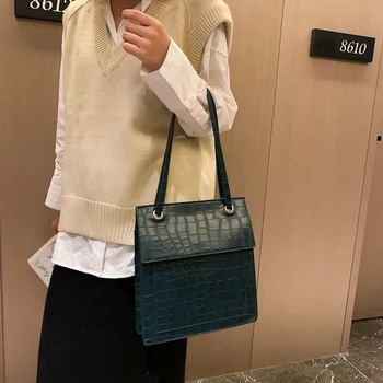 Stone Pattern Women Handbags Shoulder Solid Color Tote Ladies Ladies PU Leather Fashion Shoulder Messenger Bag Bags
Stone Pattern Women Handbags Shoulder Solid Color Tote Ladies Ladies PU Leather Fashion Shoulder Messenger Bag Bags