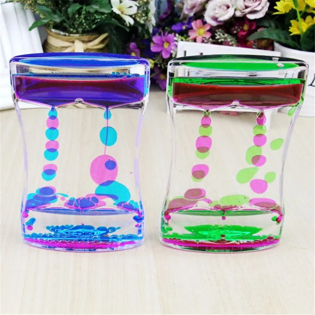 water motion liquid bubble timer