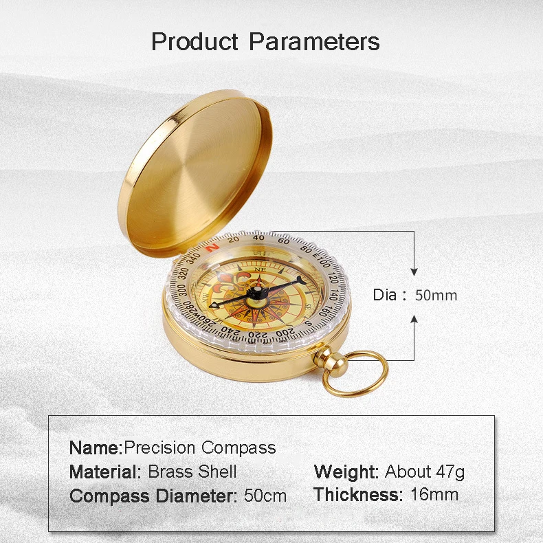 Description Picture 2 of item1pc Cusotmized Engrave Compass For Son Dropshipping Personalized Christmas Gifts Navigator Functional Compass 2021 ZNZ014