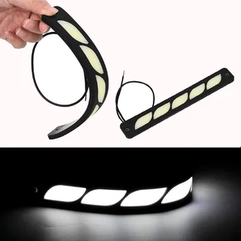 2PC White LED Car Daytime Running Lights Driving Bulbs Daylight 12V Fog Light with 3PC fixed sticker Waterproof size 23X3cm 67
2PC White LED Car Daytime Running Lights Driving Bulbs Daylight 12V Fog Light with 3PC fixed sticker Waterproof size 23X3cm 67