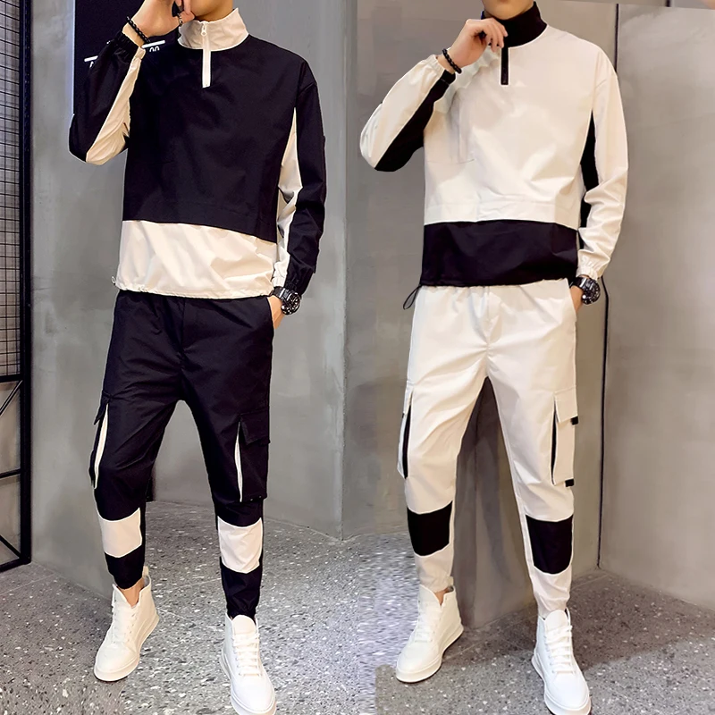 Pullover Sweatshirt & Pant Suit Trainingspak Heren Men Causal 2020 Spring Splice Men Sets Jacket+Pants 2Pc Tracksuit Sportwear
Pullover Sweatshirt & Pant Suit Trainingspak Heren Men Causal 2020 Spring Splice Men Sets Jacket+Pants 2Pc Tracksuit Sportwear