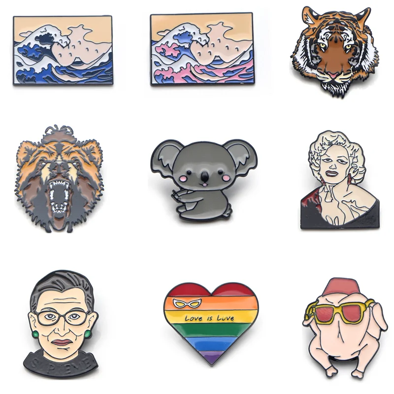 Geekcoco Fashion Enamel Pin The Great Wave off Kanagawa Brooch Collection and rainbow Metal Lapel Badge Brooch Jewelry Gift J49
Geekcoco Fashion Enamel Pin The Great Wave off Kanagawa Brooch Collection and rainbow Metal Lapel Badge Brooch Jewelry Gift J49