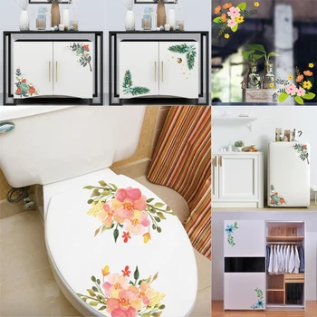 Beautiful flowers wall sticker for fridge cabinet toilet glass window wedding home decoration wallpaper stickers 
Beautiful flowers wall sticker for fridge cabinet toilet glass window wedding home decoration wallpaper stickers