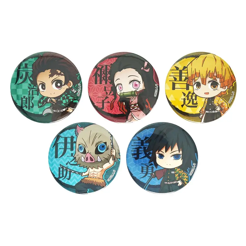Demon Slayer: Kimetsu no Yaiba Anime Kamado Tanjirou Nezuko Agatsuma Zenitsu Hashibira Inosuke Metal Icon
Demon Slayer: Kimetsu no Yaiba Anime Kamado Tanjirou Nezuko Agatsuma Zenitsu Hashibira Inosuke Metal Icon