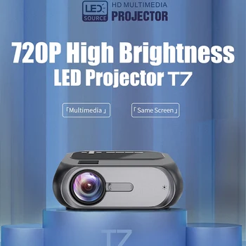 T7 Mini LCD Projector 1280X720 Pixels Supports Red-Blue 3D Video Beamer HDMI USB Audio Portable 4.0 Inch Home Media Player
T7 Mini LCD Projector 1280X720 Pixels Supports Red-Blue 3D Video Beamer HDMI USB Audio Portable 4.0 Inch Home Media Player