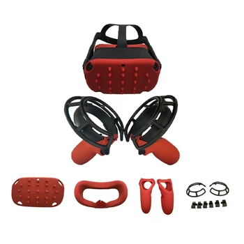4In1 Silicone Full Body Protective Cover Case Frame for Oculus Quest Head Cover Controller Grip
4In1 Silicone Full Body Protective Cover Case Frame for Oculus Quest Head Cover Controller Grip