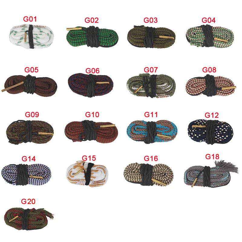 17size Hunting Rifle Bore cleaning snake Tactical Outdoors Bore Snake Cleaner Rifle Barrel Cleaning Kit Shooting Gun Snake rope
17size Hunting Rifle Bore cleaning snake Tactical Outdoors Bore Snake Cleaner Rifle Barrel Cleaning Kit Shooting Gun Snake rope