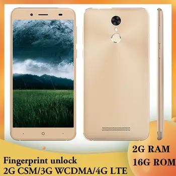 

2G GSM/3G WCDMA/4G LTE SmartPhones Fingerprint unlock Mobile Phone M30 mini Quad Core celulares Android 5.5" Screen Cell Phones