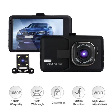 3/3.2 Inch Car DVR Camera LCD Screen Wide Angle 170 Degrees Dual Lens Video Camera Recorder Registrator Loop Recording Dash Cam 
3/3.2 Inch Car DVR Camera LCD Screen Wide Angle 170 Degrees Dual Lens Video Camera Recorder Registrator Loop Recording Dash Cam