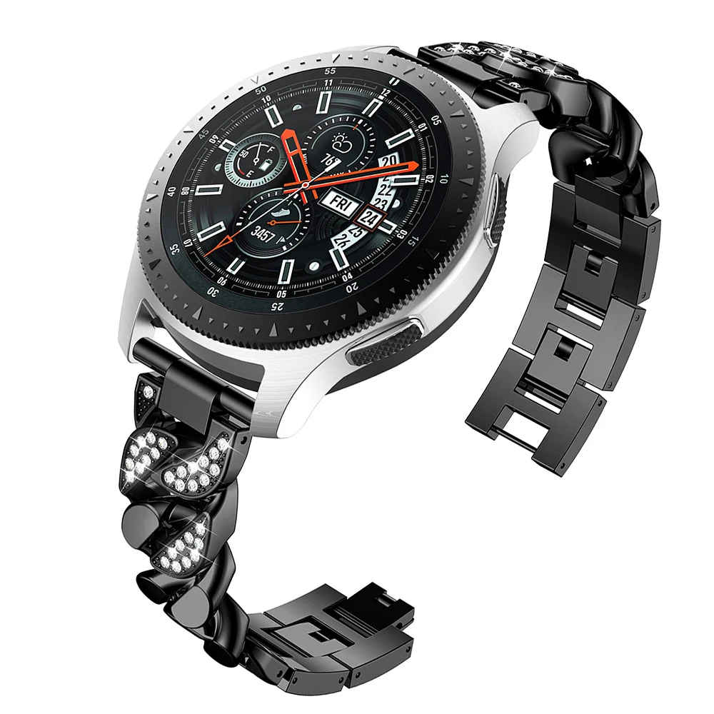 20mm 22mm Diamond Metal Strap for Samsung Galaxy Watch 3 Band 45mm 41mm 42mm 46mm Active 2 Cowboy Chain Women Bracelet Belt
20mm 22mm Diamond Metal Strap for Samsung Galaxy Watch 3 Band 45mm 41mm 42mm 46mm Active 2 Cowboy Chain Women Bracelet Belt