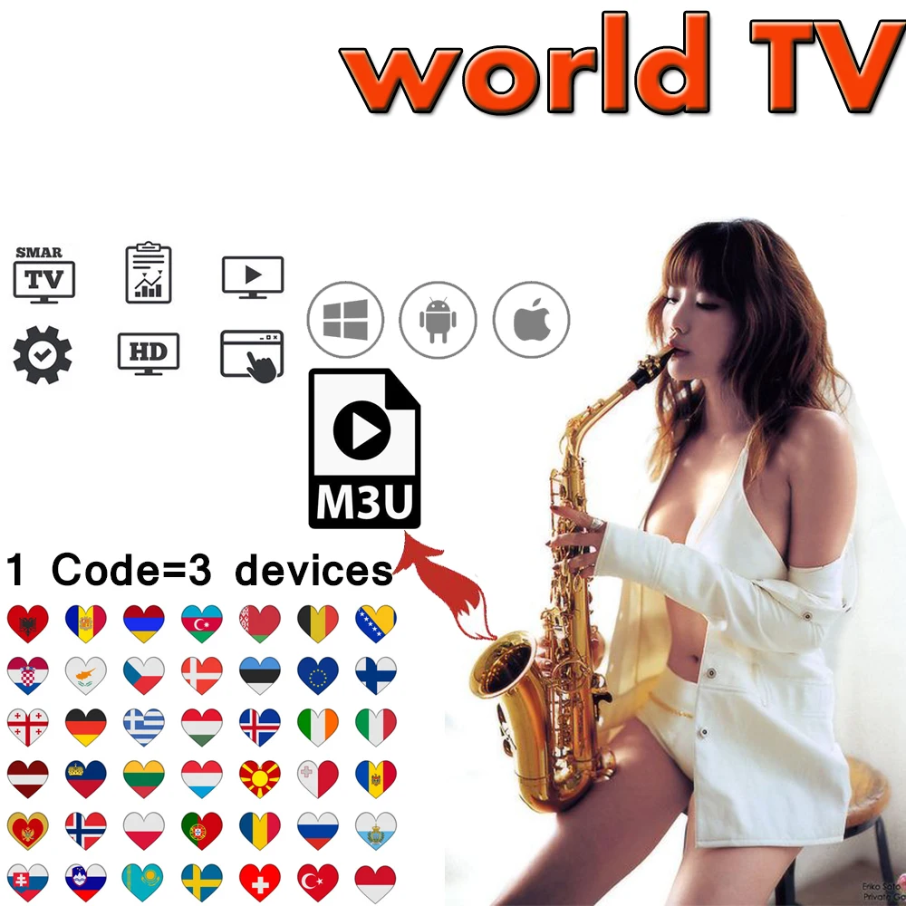 Global TV box Only Android box support M3u Smart TV,smart tv M3U no channels or APP included
Global TV box Only Android box support M3u Smart TV,smart tv M3U no channels or APP included