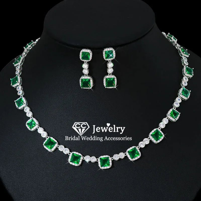 CC Necklace Earrings Set for Women Wedding Accessories Engagement Bijoux Bridal Choker Trendy Jewelry Sets 2 PCS S925 Gift HL033
CC Necklace Earrings Set for Women Wedding Accessories Engagement Bijoux Bridal Choker Trendy Jewelry Sets 2 PCS S925 Gift HL033