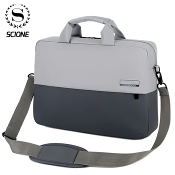 Scione 13 14 16inch Laptop Handbag Men's Large Capacity Briefcase Business Office Documents Bag Notebook Bags Long Strap Handbag 
Scione 13 14 16inch Laptop Handbag Men's Large Capacity Briefcase Business Office Documents Bag Notebook Bags Long Strap Handbag