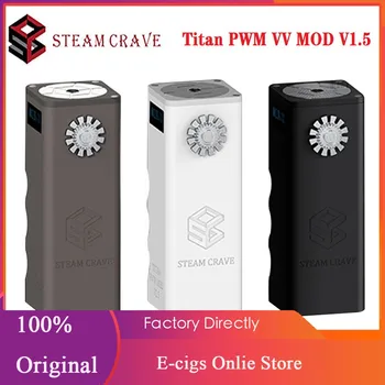 Original Steam Crave Titan PWM VV MOD V1.5 Box Mod 300W Max Output Powered by four 18650 Battery E-cig Vape Mod Vs HADRON/ Gen 3
Original Steam Crave Titan PWM VV MOD V1.5 Box Mod 300W Max Output Powered by four 18650 Battery E-cig Vape Mod Vs HADRON/ Gen 3