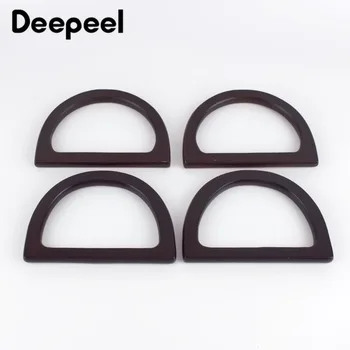Deepeel 2/4pcs 12X8cm Solid Wood D Shape Bags Handle Retro Wooden Purse Frame Hanger DIY Sewing Brackets Handbag Accessories
Deepeel 2/4pcs 12X8cm Solid Wood D Shape Bags Handle Retro Wooden Purse Frame Hanger DIY Sewing Brackets Handbag Accessories