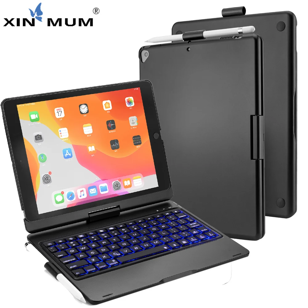 Keyboard Case for iPad 10.2 7th Generation 2019 Case 7 color Backlit Aluminum USA Tablet Keyboard for iPad Pro 10.5 2017 Case
Keyboard Case for iPad 10.2 7th Generation 2019 Case 7 color Backlit Aluminum USA Tablet Keyboard for iPad Pro 10.5 2017 Case