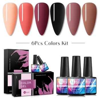 Mtssii Gel Polish Nail Kit Set Nail Gel Polish 6pcs/set Nail Kit UV Gel Set For Gel Varnish Soak Off Nail Art UV Gel Varnishes
Mtssii Gel Polish Nail Kit Set Nail Gel Polish 6pcs/set Nail Kit UV Gel Set For Gel Varnish Soak Off Nail Art UV Gel Varnishes
