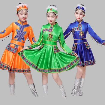 Songyuexia 2020 New Minority girls costumes new children Uygur dance costume children acting clothes 3COLOR 
Songyuexia 2020 New Minority girls costumes new children Uygur dance costume children acting clothes 3COLOR