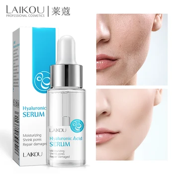 Laikou Hyaluronic Acid Serum Moisturizing Essence Face Cream Korean Shrink Pores Lanbena Acne Hyaluron Cosmetics Make Up 15ml
Laikou Hyaluronic Acid Serum Moisturizing Essence Face Cream Korean Shrink Pores Lanbena Acne Hyaluron Cosmetics Make Up 15ml