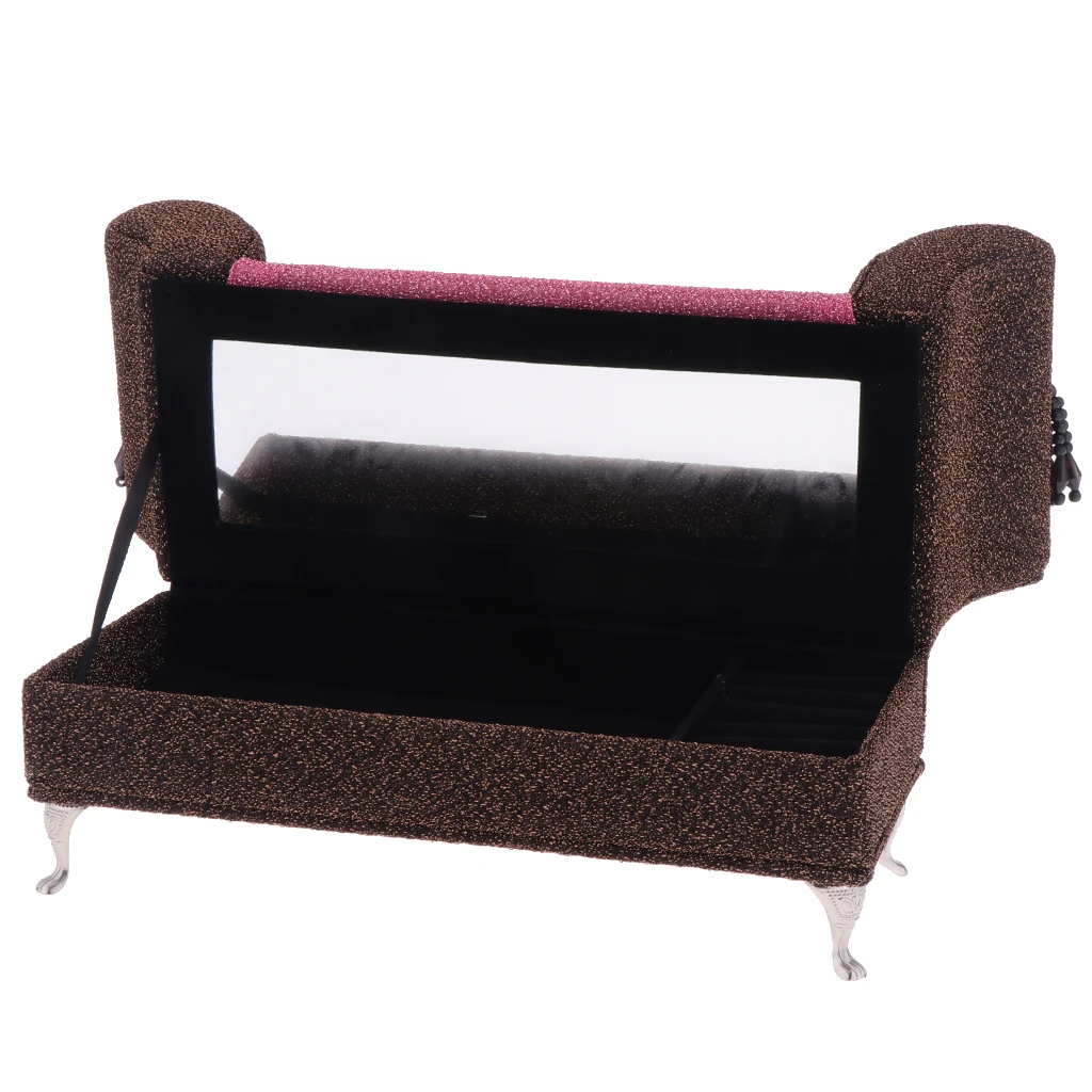 Chaise Lounge Sofa Jewelry Box for 1/6 Blythe BJD Doll Action Figure Miniature Recliner Jewelry Box for 1/6 Action Figure Chaise Lounge Sofa Jewelry Box for 1/6 Blythe BJD Doll Action Figure Miniature Recliner Jewelry Box for 1/6 Action Figure