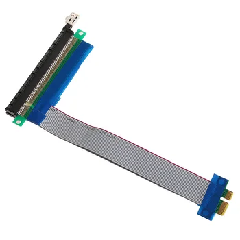 Flexible Flat Cable PCIe PCI Express 1x To 16x Extender Riser FFC PCI-E 1x-16x 
Flexible Flat Cable PCIe PCI Express 1x To 16x Extender Riser FFC PCI-E 1x-16x