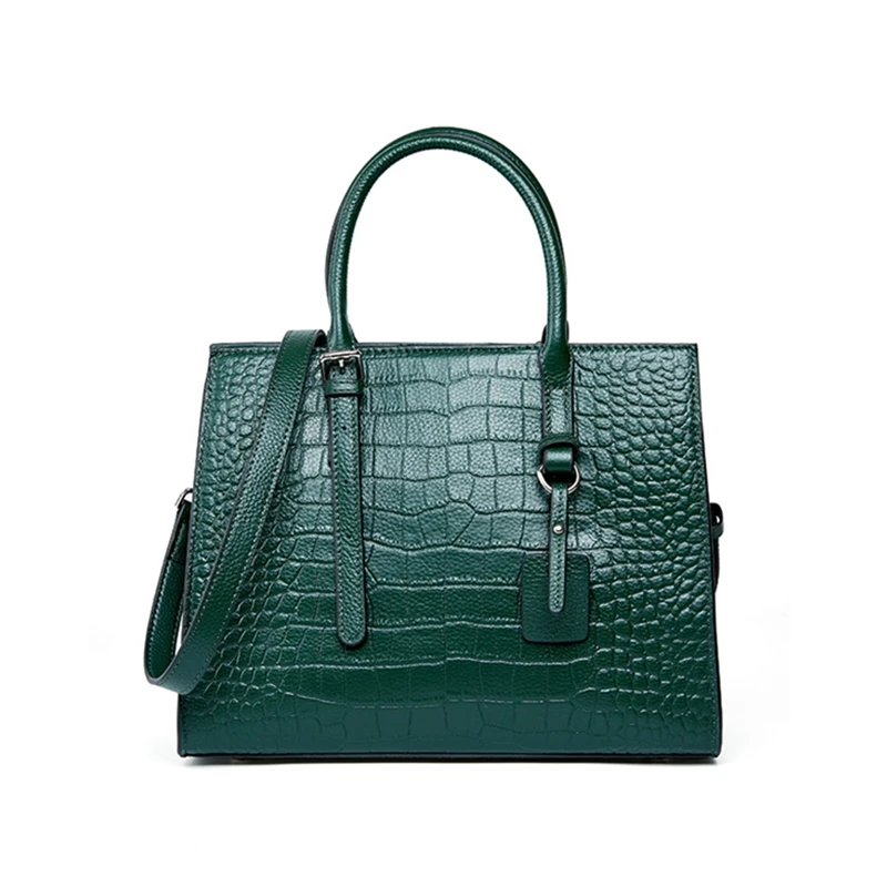 Burminsa Luxury Crocodile Genuine Leather Handbags For Women Large Capacity Work Tote Bags High Quality Shoulder Crossbody Bags
Burminsa Luxury Crocodile Genuine Leather Handbags For Women Large Capacity Work Tote Bags High Quality Shoulder Crossbody Bags