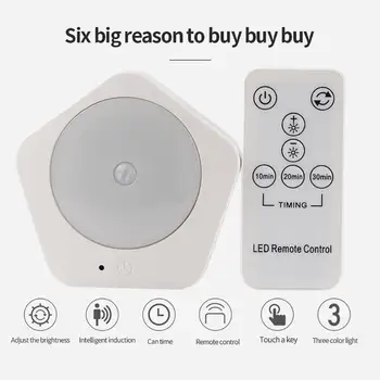 Dimmable 16LED Motion Sensor Wall Lamp Remote Control Stair Bedside Night Light Third-grade Color Temperate Memory Function
Dimmable 16LED Motion Sensor Wall Lamp Remote Control Stair Bedside Night Light Third-grade Color Temperate Memory Function