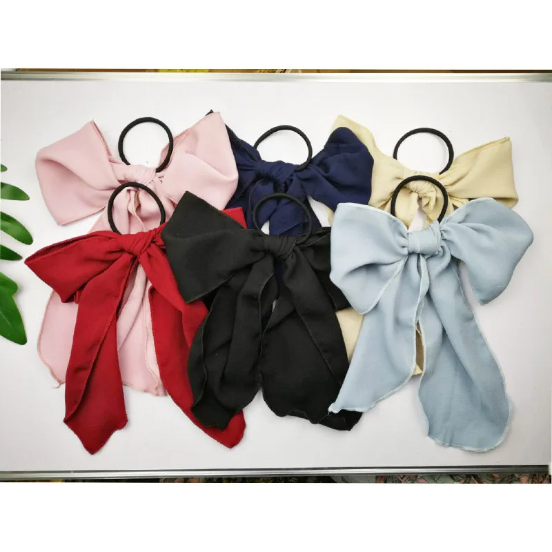 SONDR Free shipping 6 piece set New style Japanese and Korean chiffon ribbon bow hair ring Wear hair accessories everyday
SONDR Free shipping 6 piece set New style Japanese and Korean chiffon ribbon bow hair ring Wear hair accessories everyday