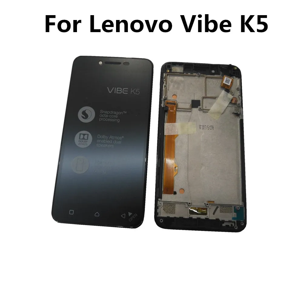 ESC Original 5.0"For Lenovo Vibe K5 A6020A40 A6020 A40 LCD Display+Touch Digitizer Screen Assembly For Lenovo Vibe K5 LCD+Frame
ESC Original 5.0"For Lenovo Vibe K5 A6020A40 A6020 A40 LCD Display+Touch Digitizer Screen Assembly For Lenovo Vibe K5 LCD+Frame