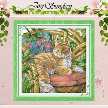 The cat on the chair Patterns Counted Cross Stitch 11CT 14CT Cross Stitch Set Wholesale Cross-stitch Kit Embroidery Needlework
The cat on the chair Patterns Counted Cross Stitch 11CT 14CT Cross Stitch Set Wholesale Cross-stitch Kit Embroidery Needlework