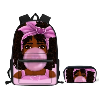 Black Queen Backpack African Girls American Printing School Bag Set For Pencil Box Teenage Girl Bookbag Children Kids Schoolbags
Black Queen Backpack African Girls American Printing School Bag Set For Pencil Box Teenage Girl Bookbag Children Kids Schoolbags